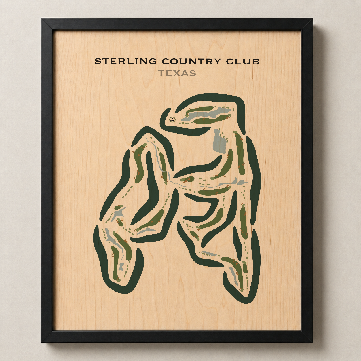 Sterling Country Club, Texas - Printed Golf Courses