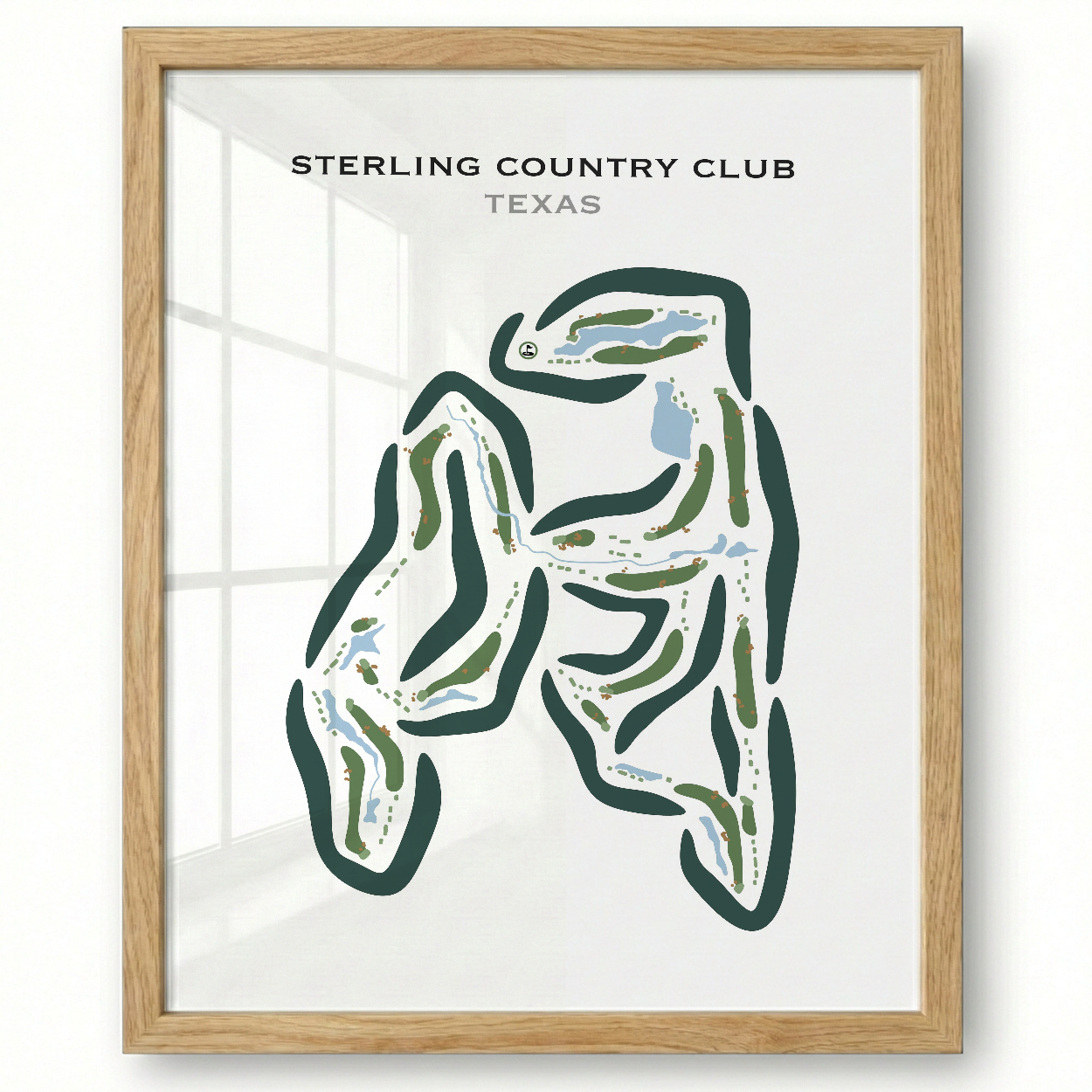 Sterling Country Club, Texas - Printed Golf Courses