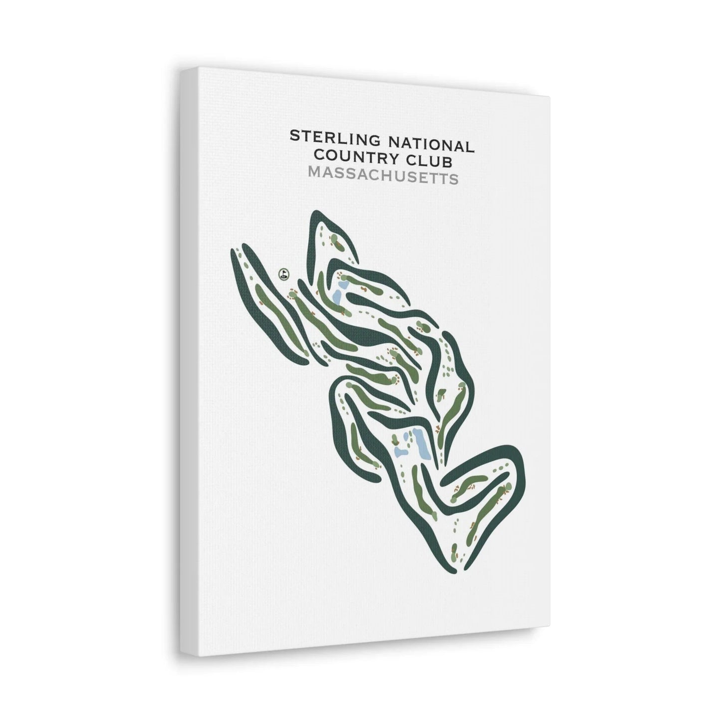Sterling National Country Club, Massachusetts - Printed Golf Courses