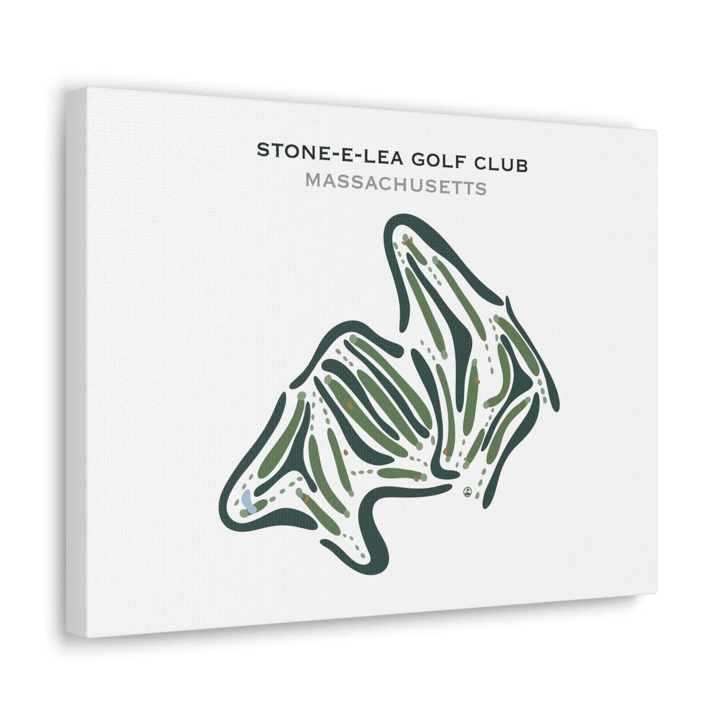 Stone-E-Lea Golf Club, Massachusetts - Printed Golf Courses