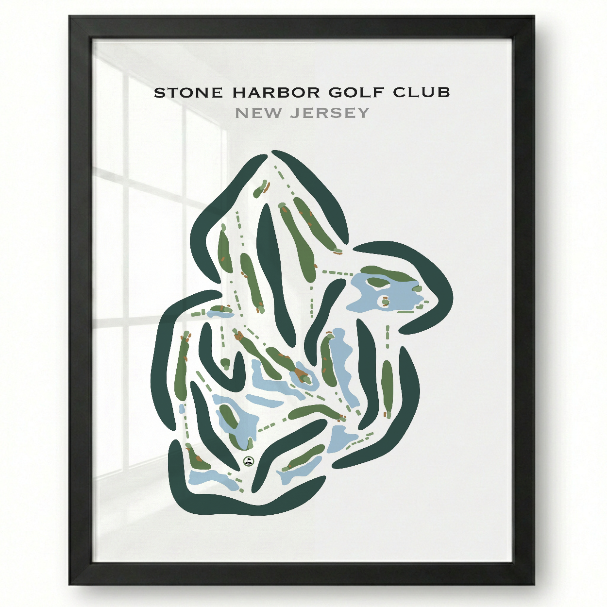 Stone Harbor Golf Club, New Jersey - Printed Golf Courses