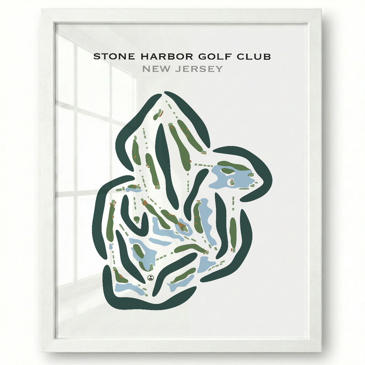Stone Harbor Golf Club, New Jersey - Printed Golf Courses