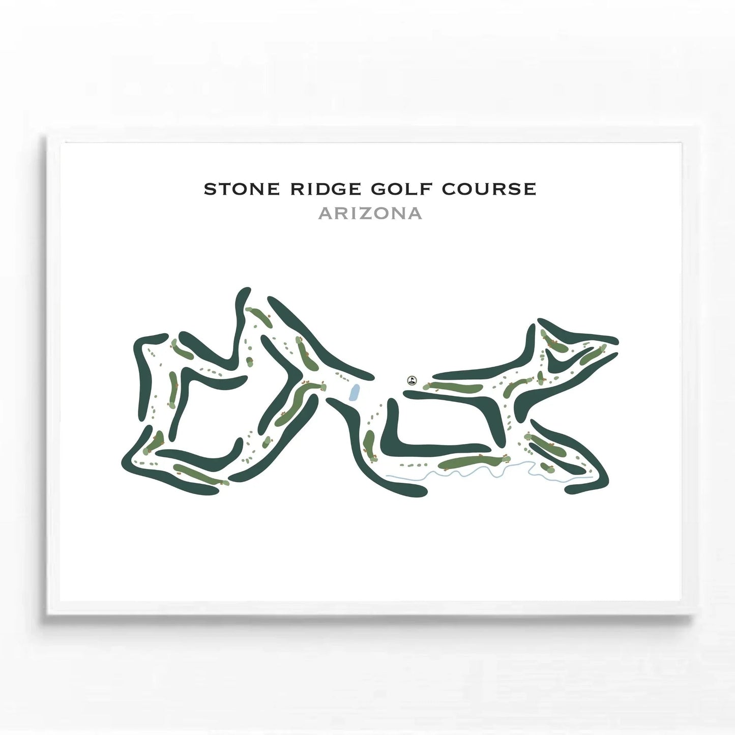 Stone Ridge Golf Course, Arizona - Printed Golf Course