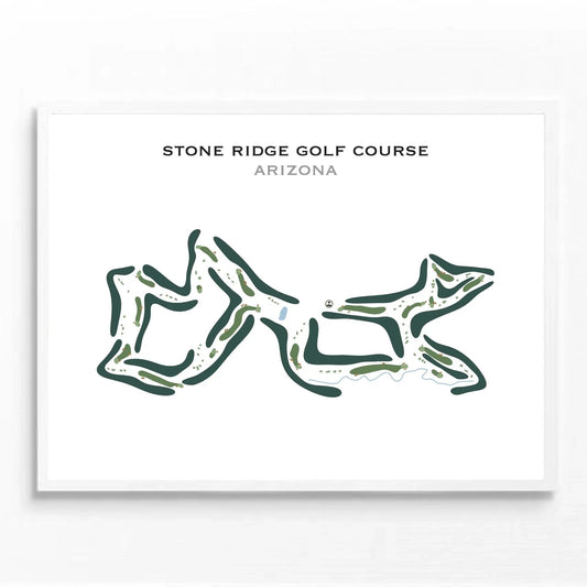 Stone Ridge Golf Course, Arizona - Printed Golf Course