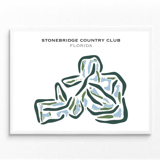 Stonebridge Country Club, Florida - Printed Golf Courses