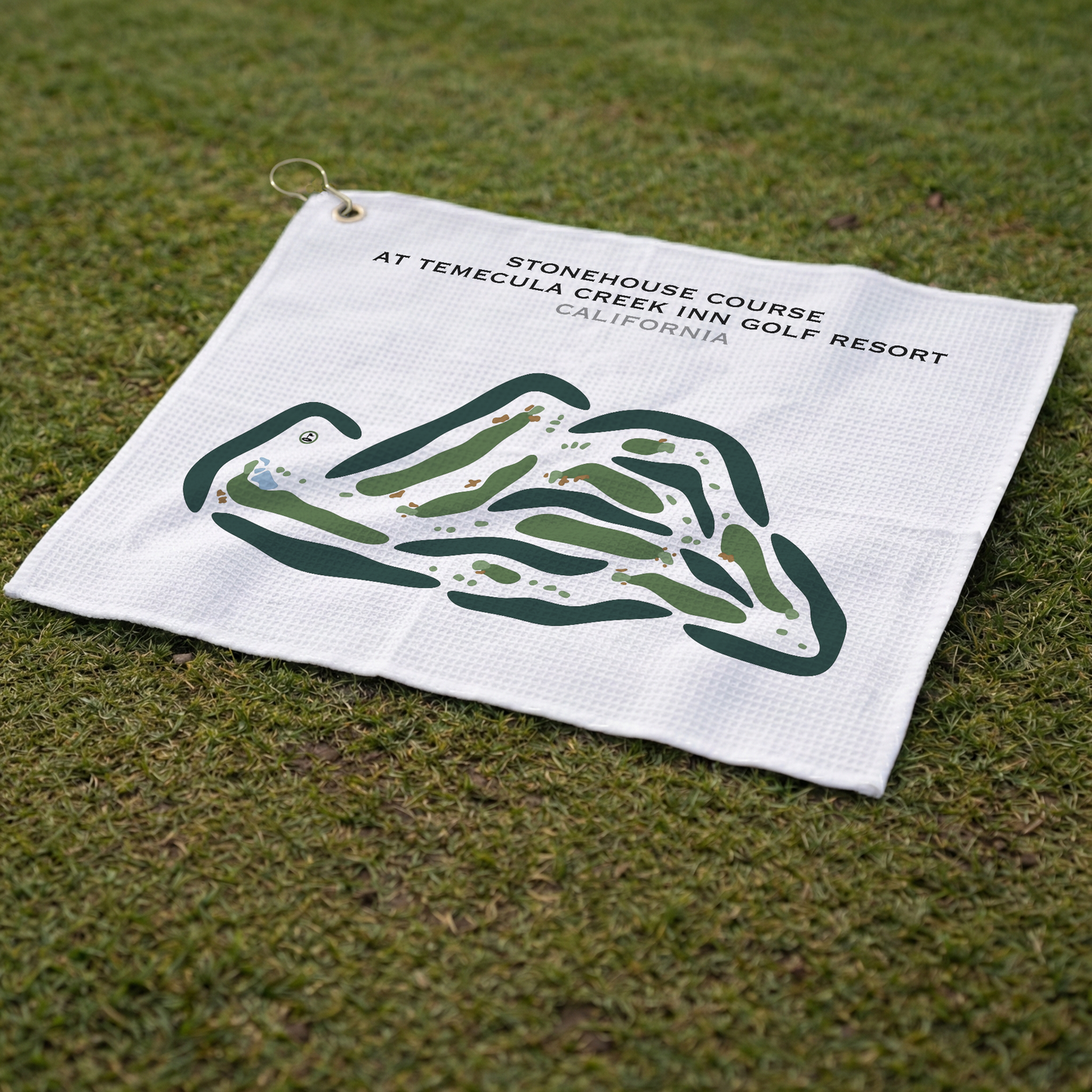 Stonehouse Course at Temecula Creek Inn Golf Resort, California - Printed Golf Courses