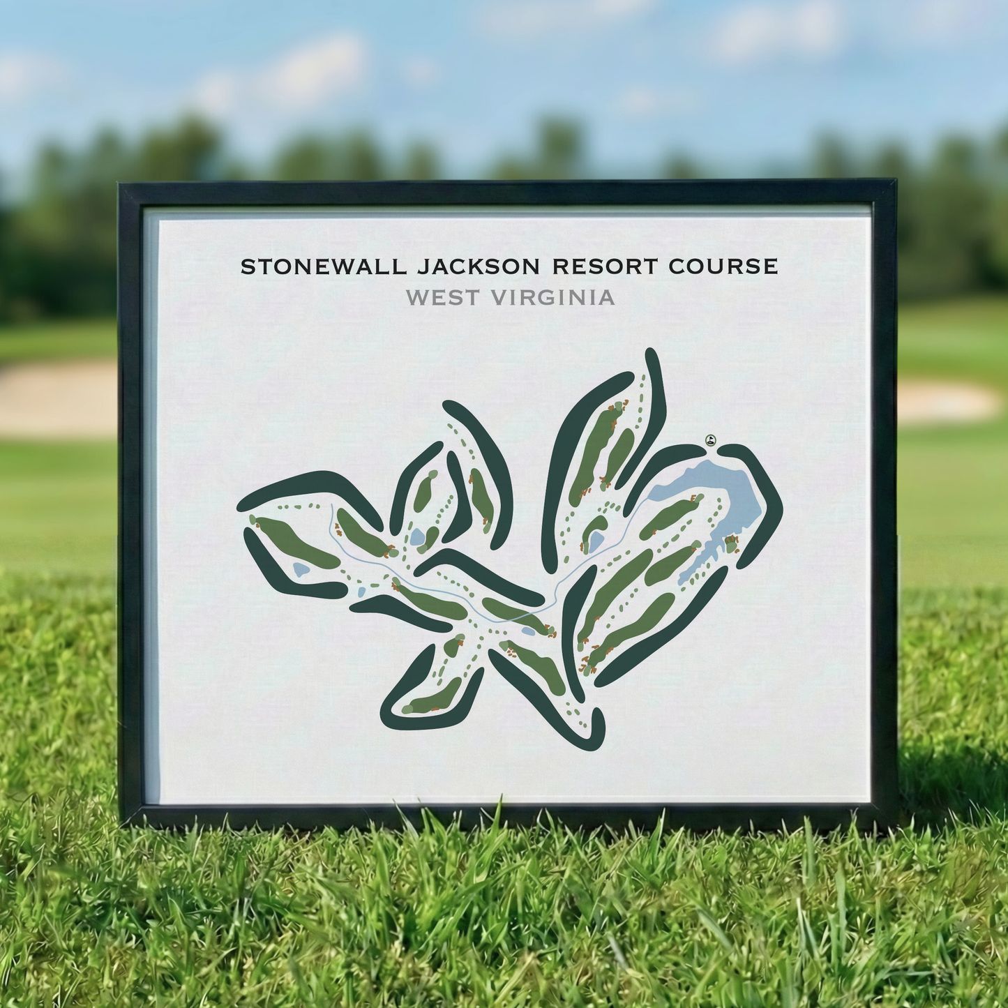 Stonewall Jackson Resort Course, West Virginia - Printed Golf Courses