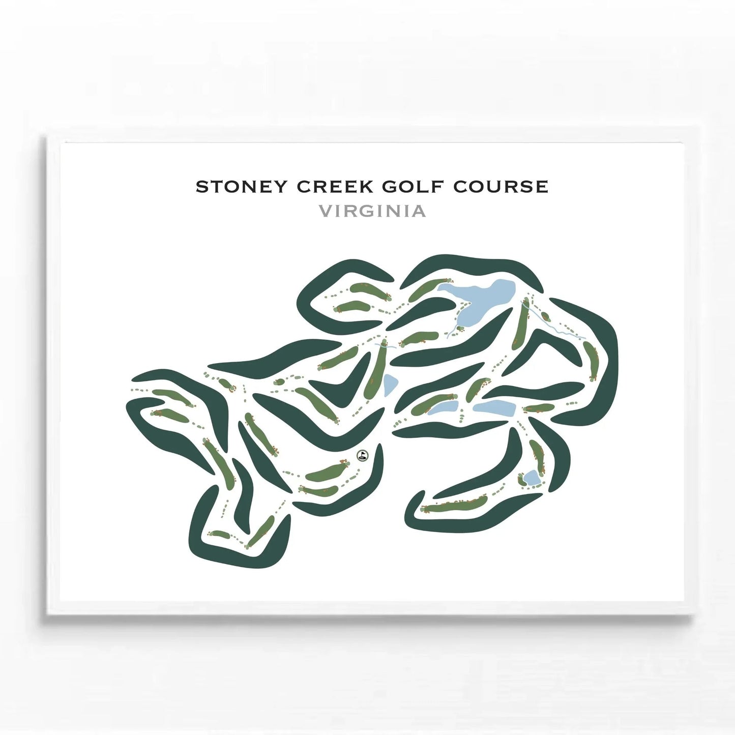 Stoney Creek Golf Course, Virginia - Printed Golf Courses