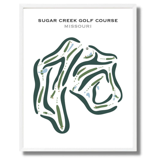 Sugar Creek Golf Course, Missouri - Printed Golf Courses