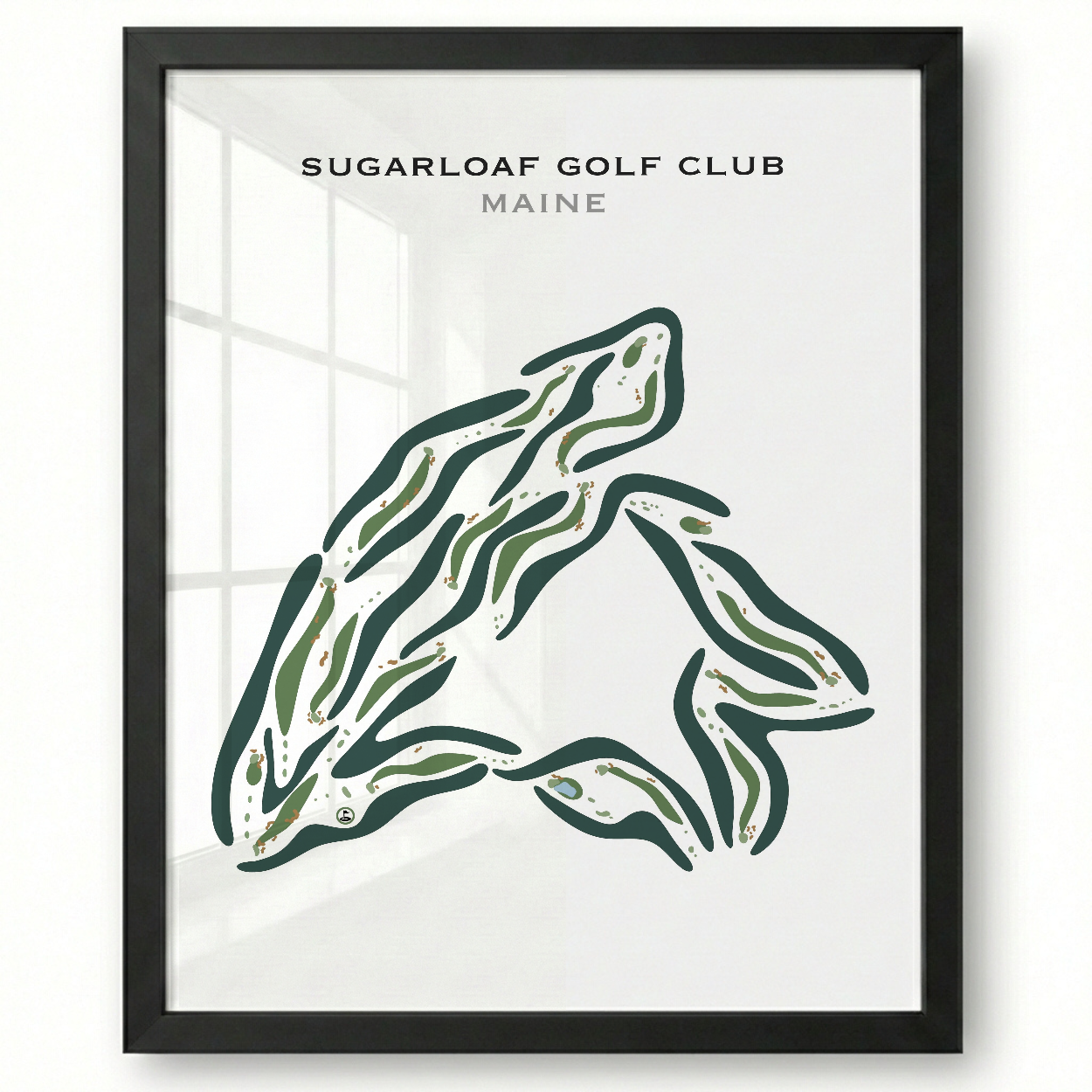 Sugarloaf Golf Club, Maine - Printed Golf Courses