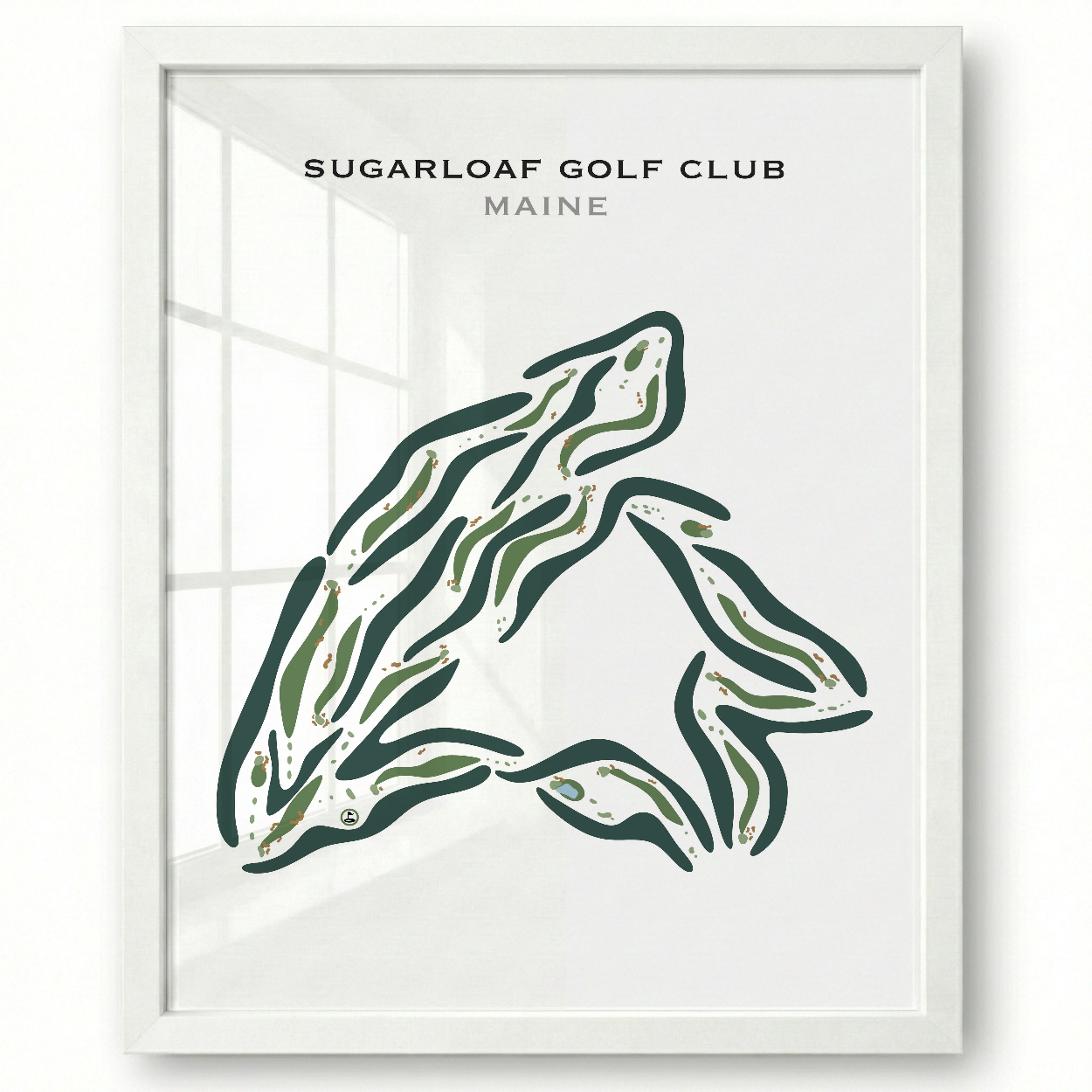Sugarloaf Golf Club, Maine - Printed Golf Courses