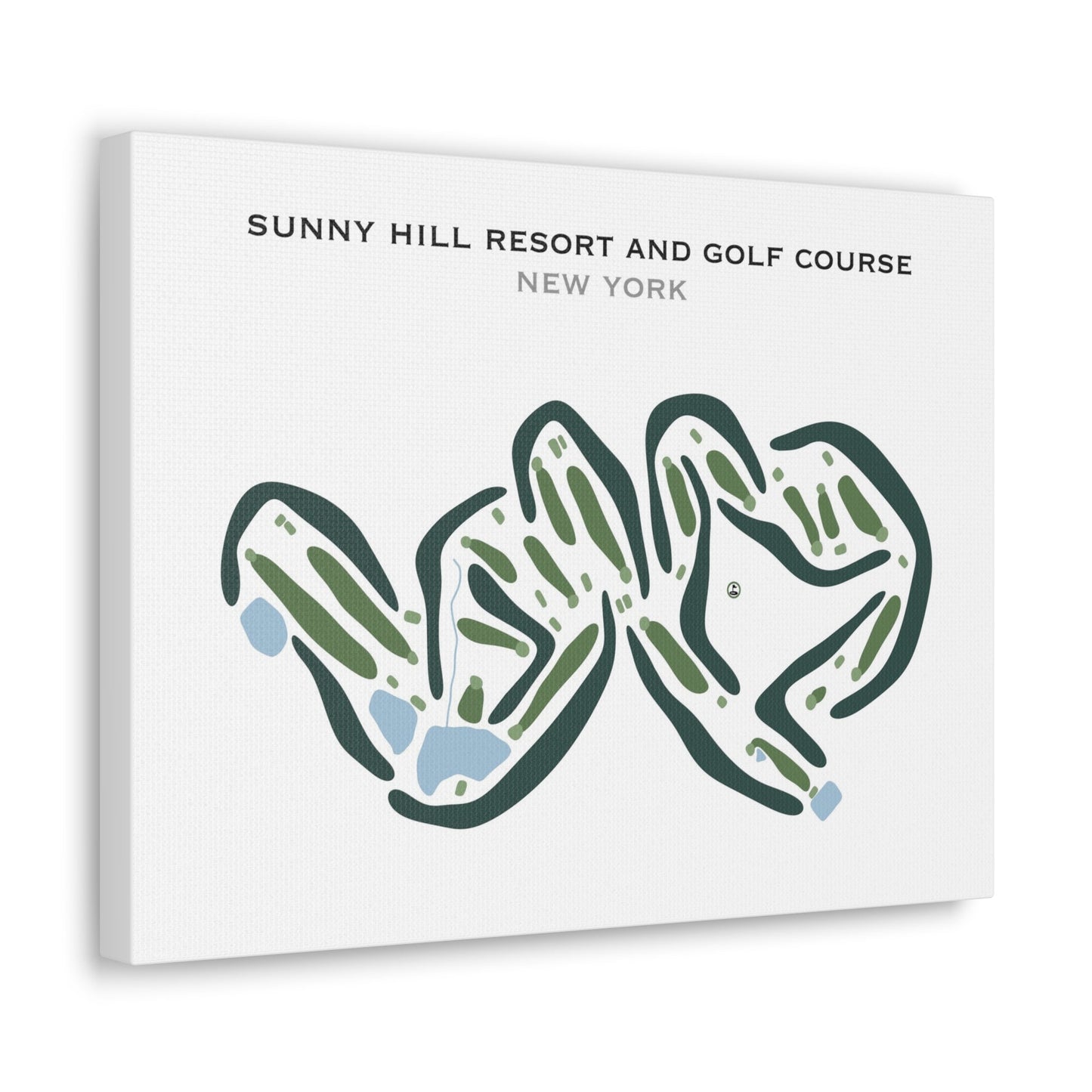 Sunny Hill Resort & Golf Course, New York - Printed Golf Courses