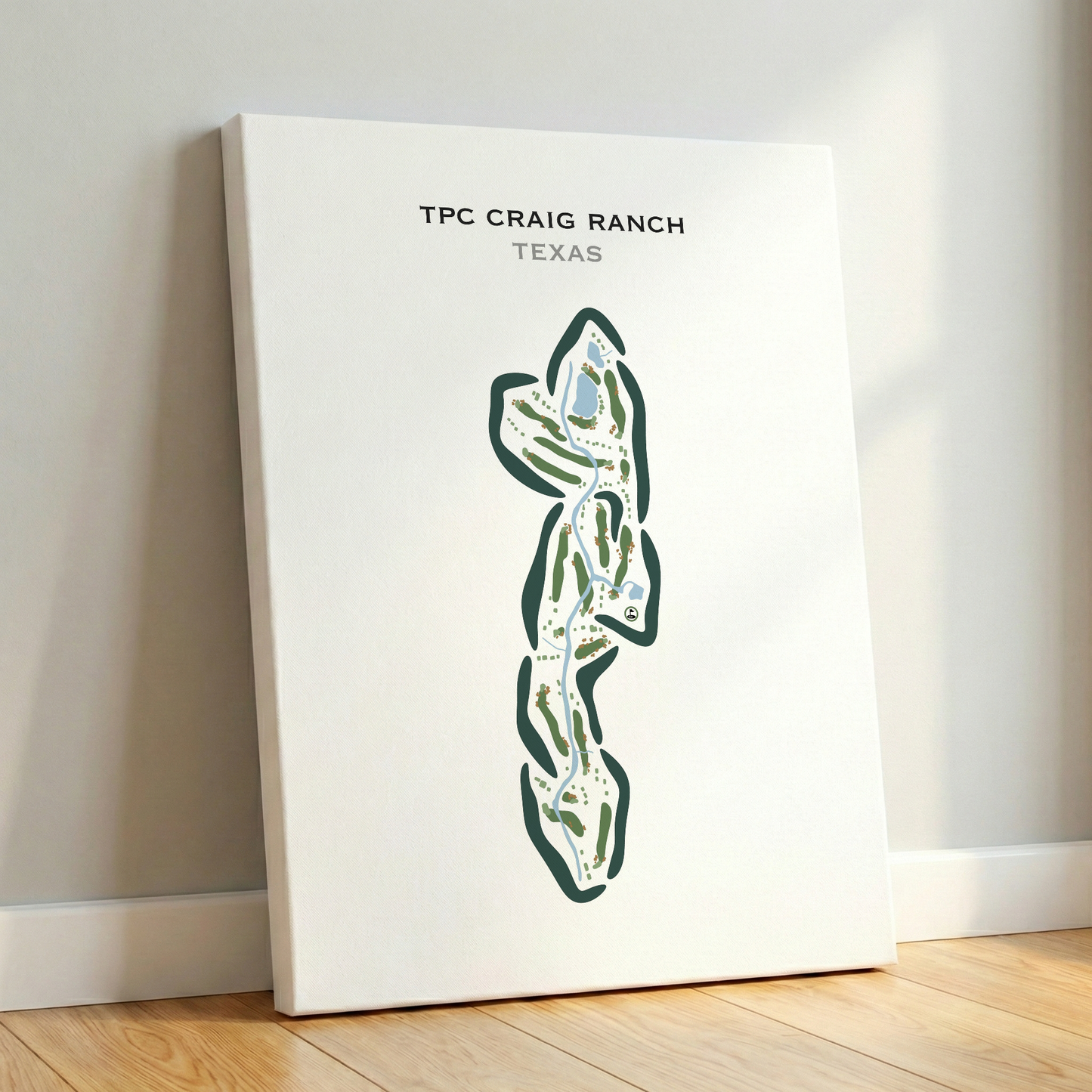TPC Craig Ranch, Texas - Printed Golf Courses