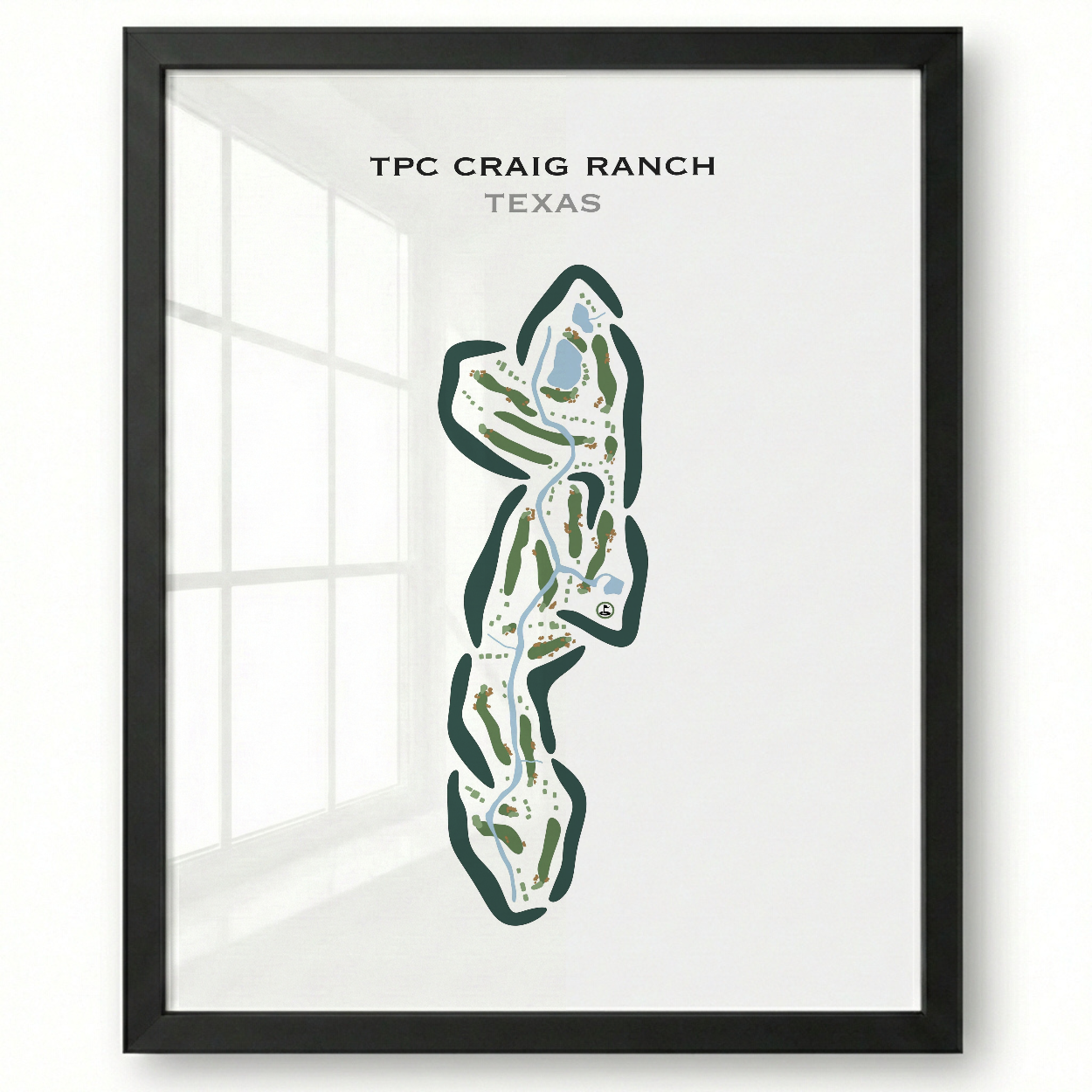 TPC Craig Ranch, Texas - Printed Golf Courses