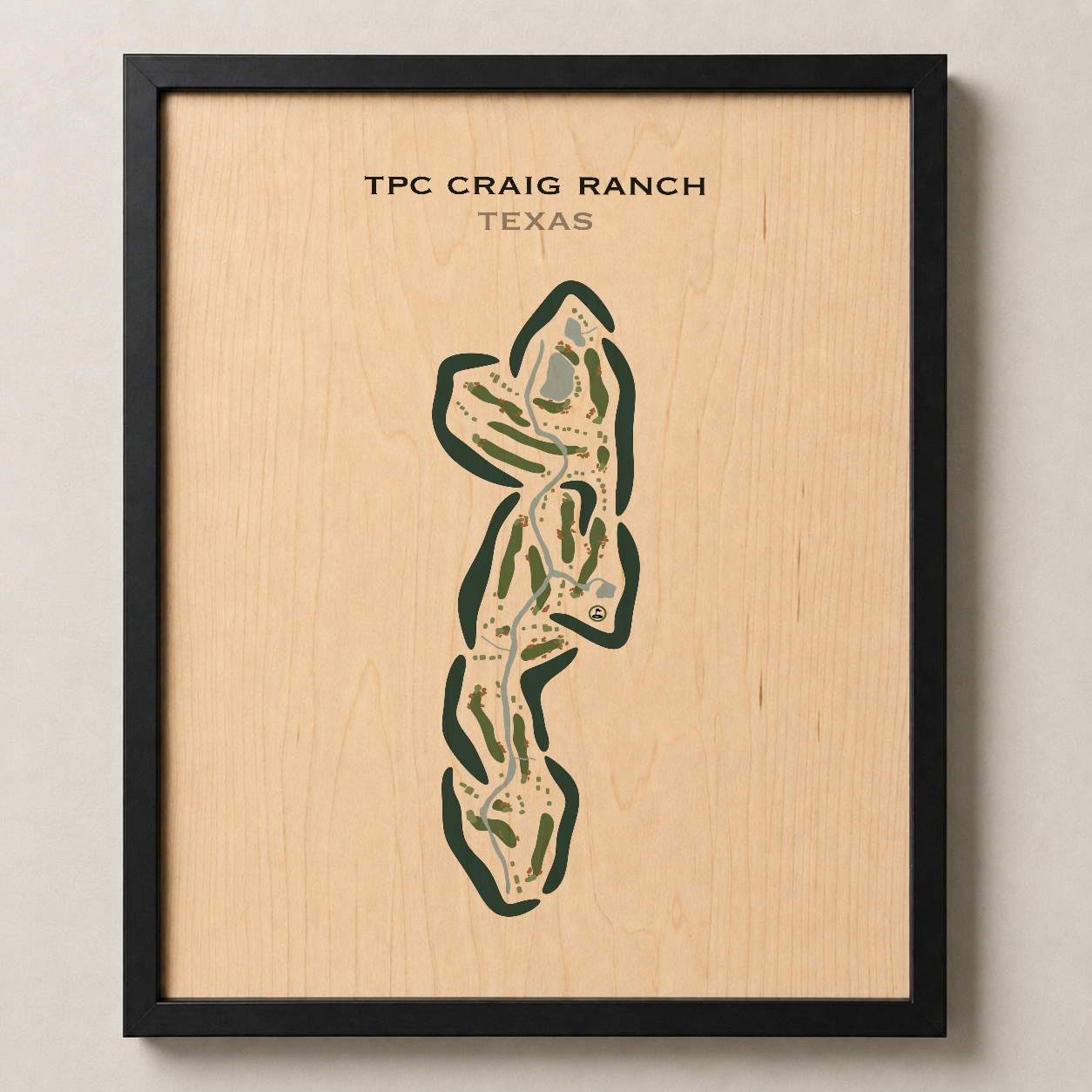TPC Craig Ranch, Texas - Printed Golf Courses