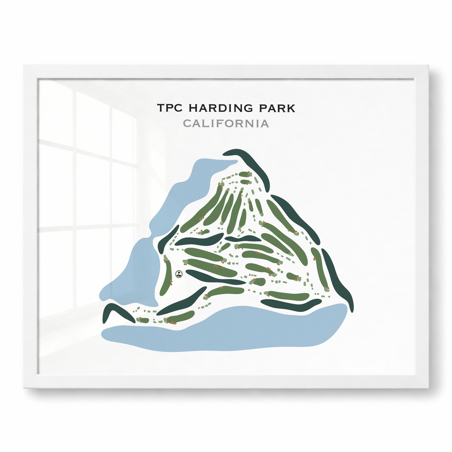 TPC Harding Park, San Francisco - Printed Golf Courses