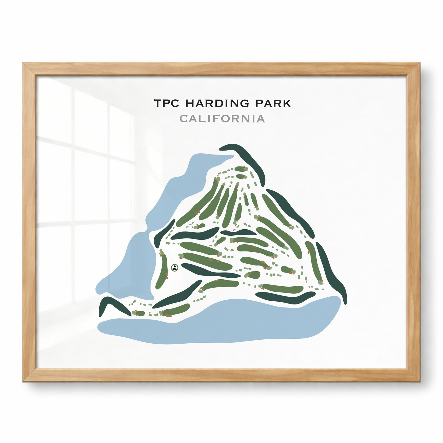 TPC Harding Park, San Francisco - Printed Golf Courses