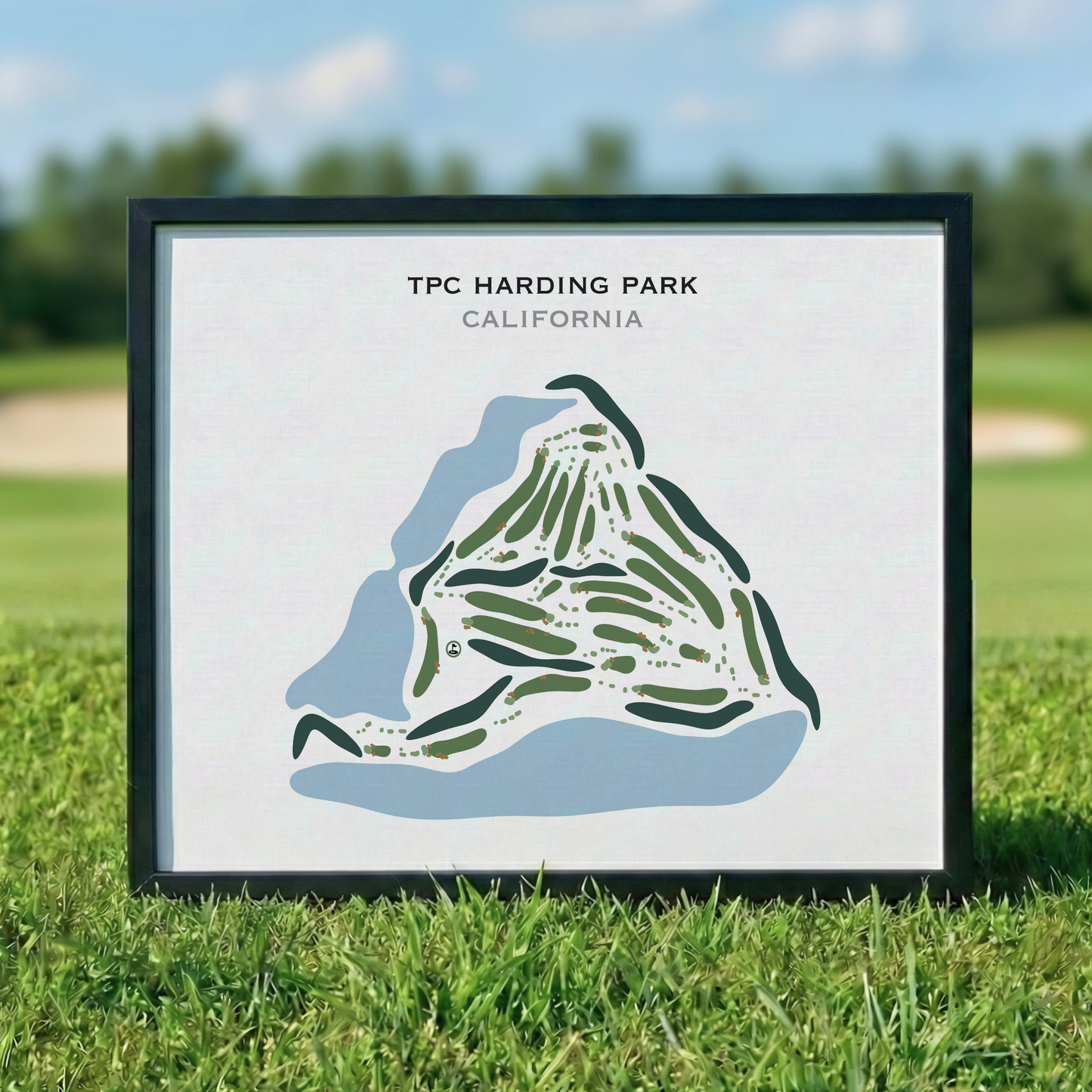 TPC Harding Park, San Francisco - Printed Golf Courses