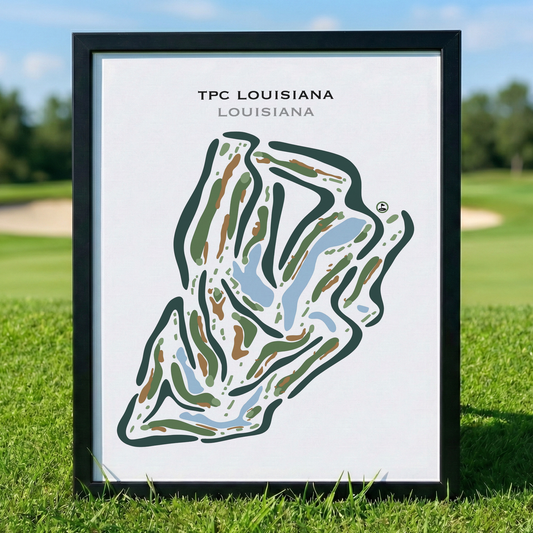 TPC Louisiana Golf Course, Louisiana - Printed Golf Courses