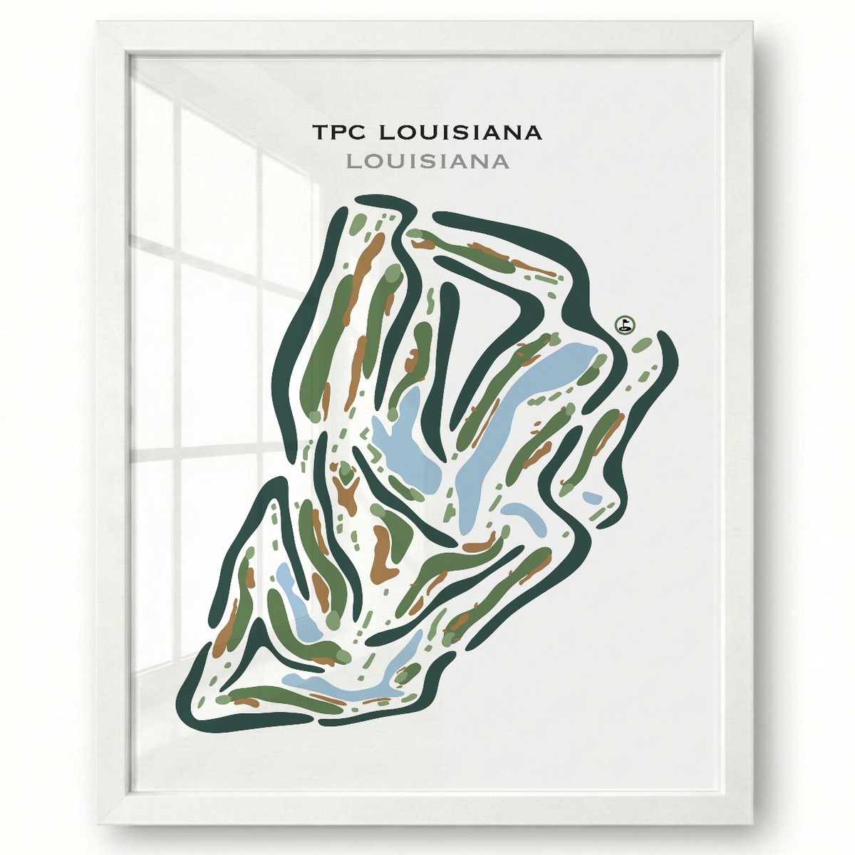 TPC Louisiana Golf Course, Louisiana - Printed Golf Courses