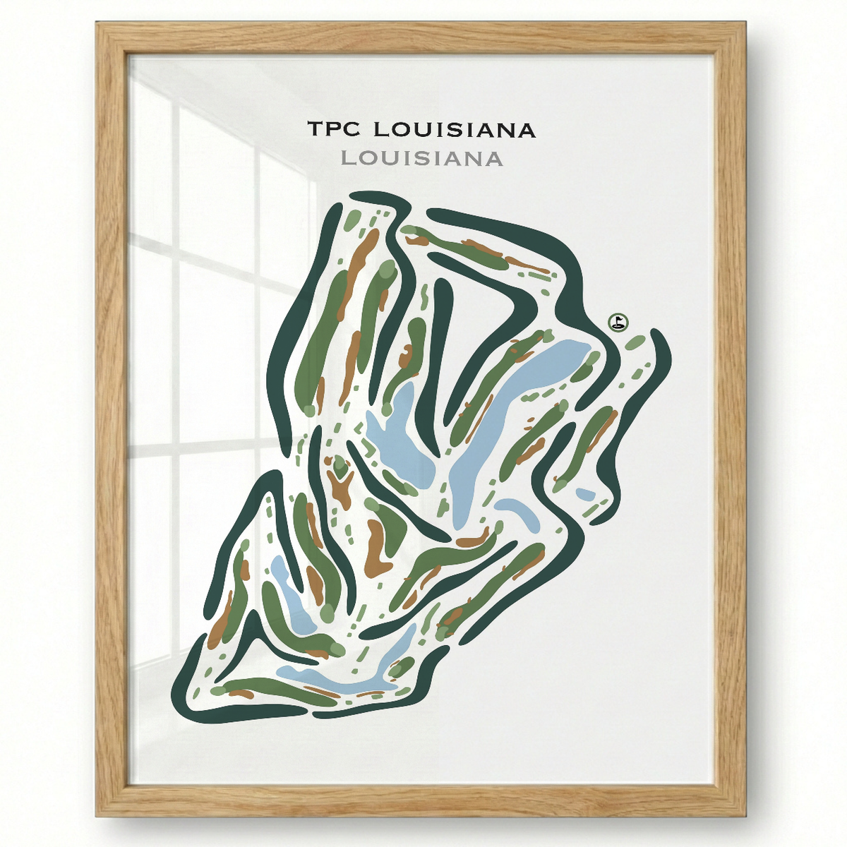 TPC Louisiana Golf Course, Louisiana - Printed Golf Courses