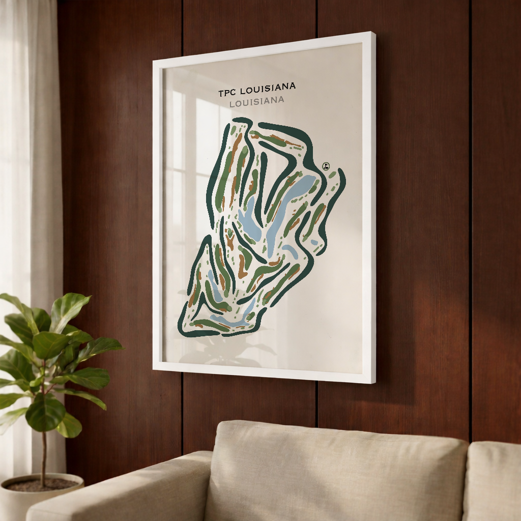 TPC Louisiana Golf Course, Louisiana - Printed Golf Courses