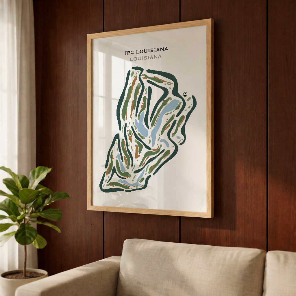 TPC Louisiana Golf Course, Louisiana - Printed Golf Courses