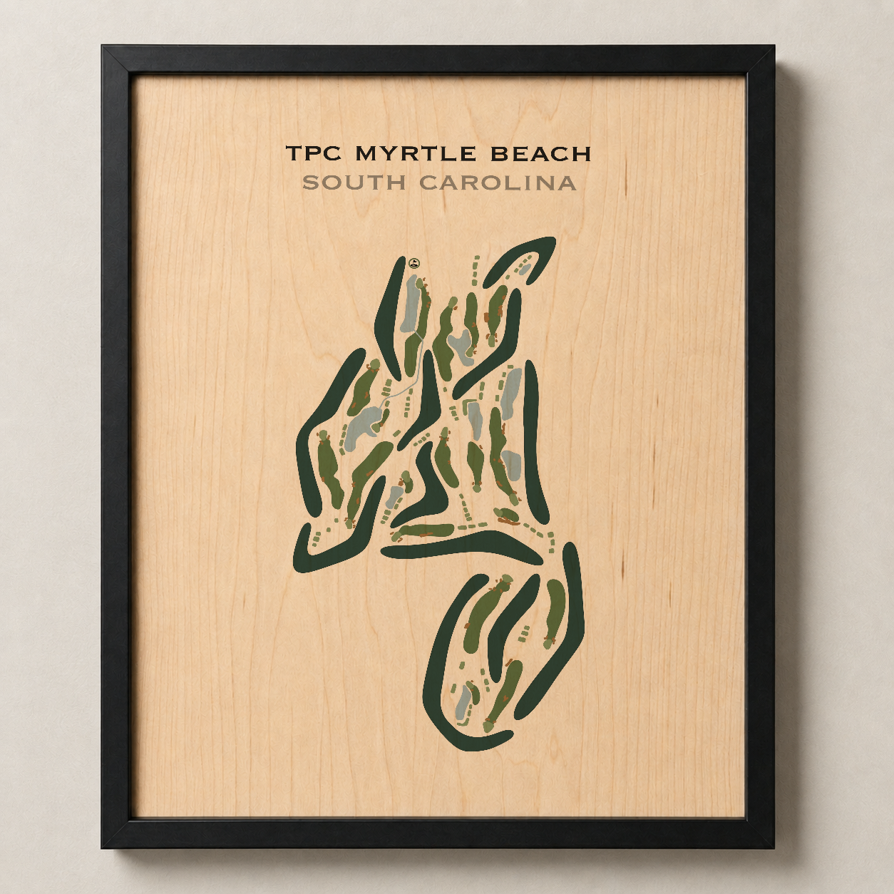 TPC Myrtle Beach, South Carolina - Printed Golf Courses