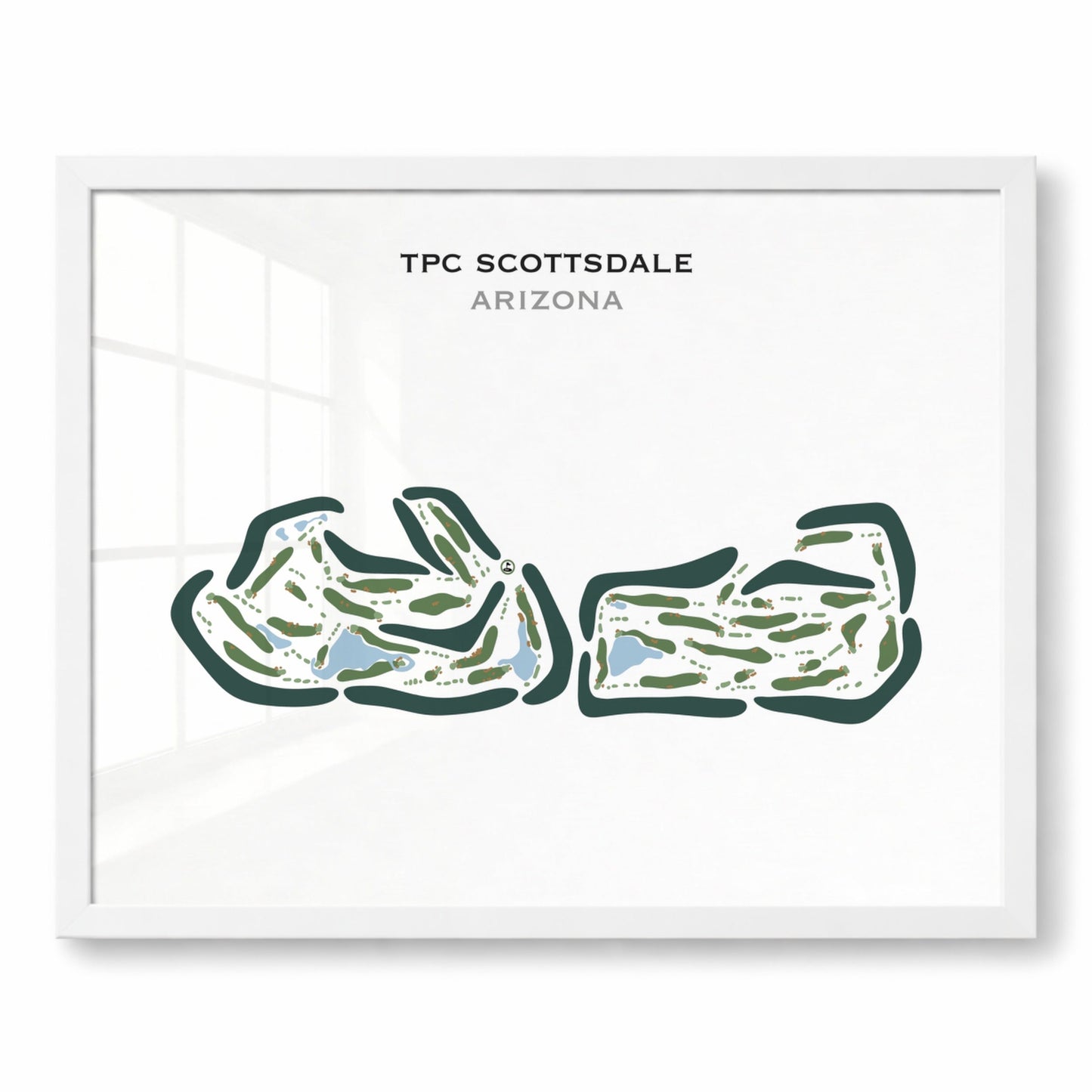 TPC Scottsdale, Arizona - Printed Golf Courses