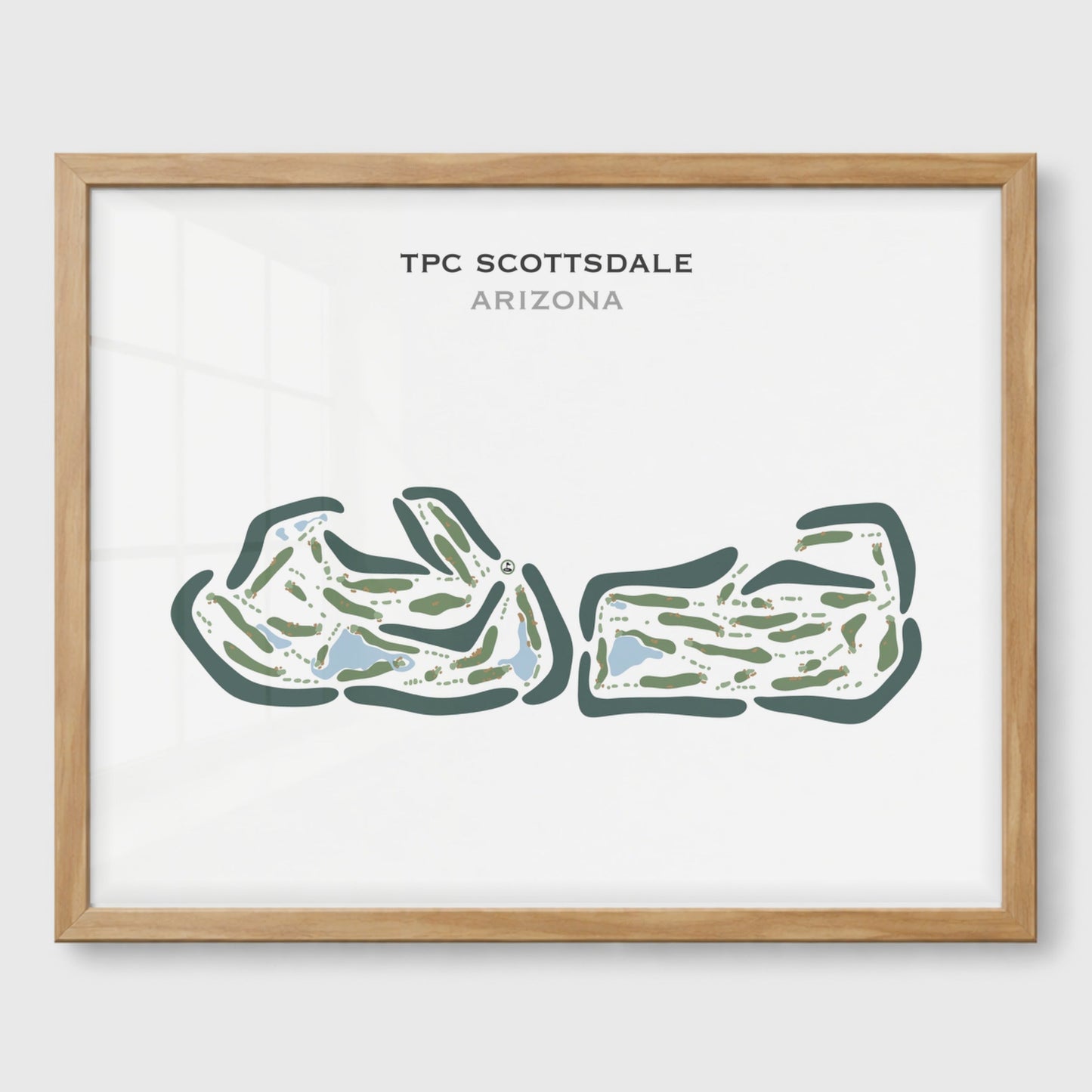 TPC Scottsdale, Arizona - Printed Golf Courses