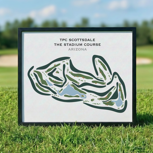 TPC Scottsdale Stadium Course, Arizona - Printed Golf Courses