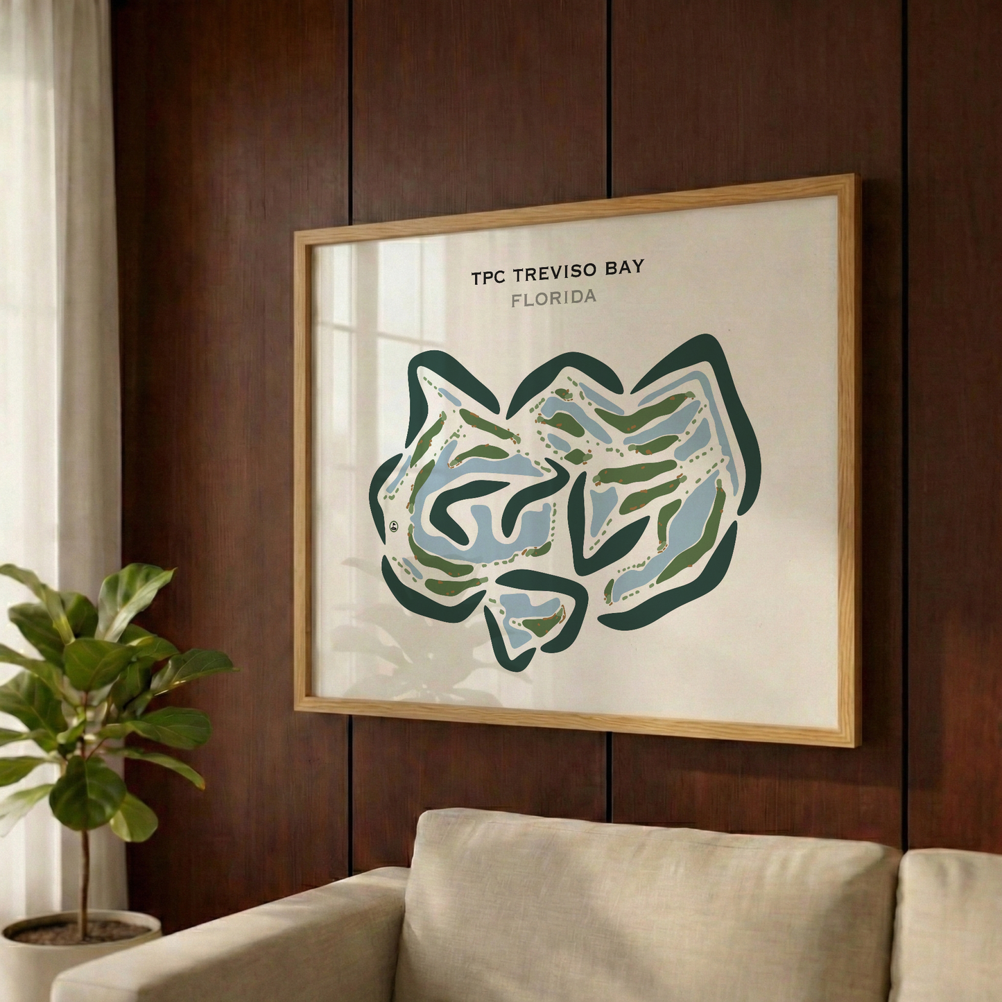 TPC Treviso Bay, Florida - Printed Golf Courses