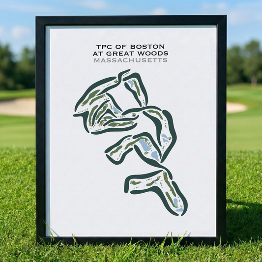 TPC of Boston at Great Woods, Massachusetts - Printed Golf Courses