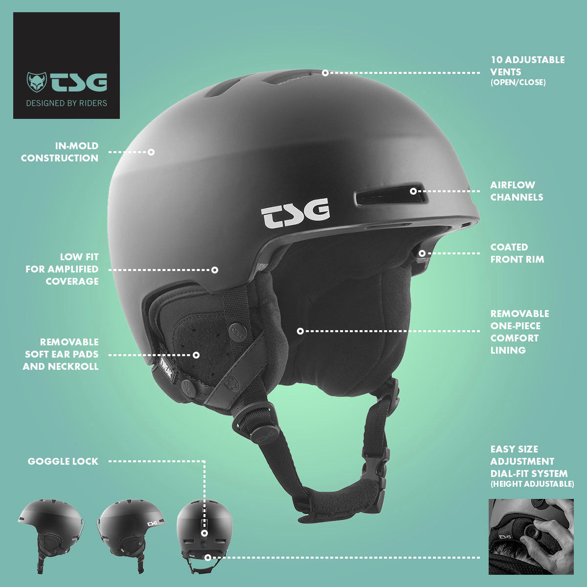 TSG - Ski/Snowboard Helmet - Tweak