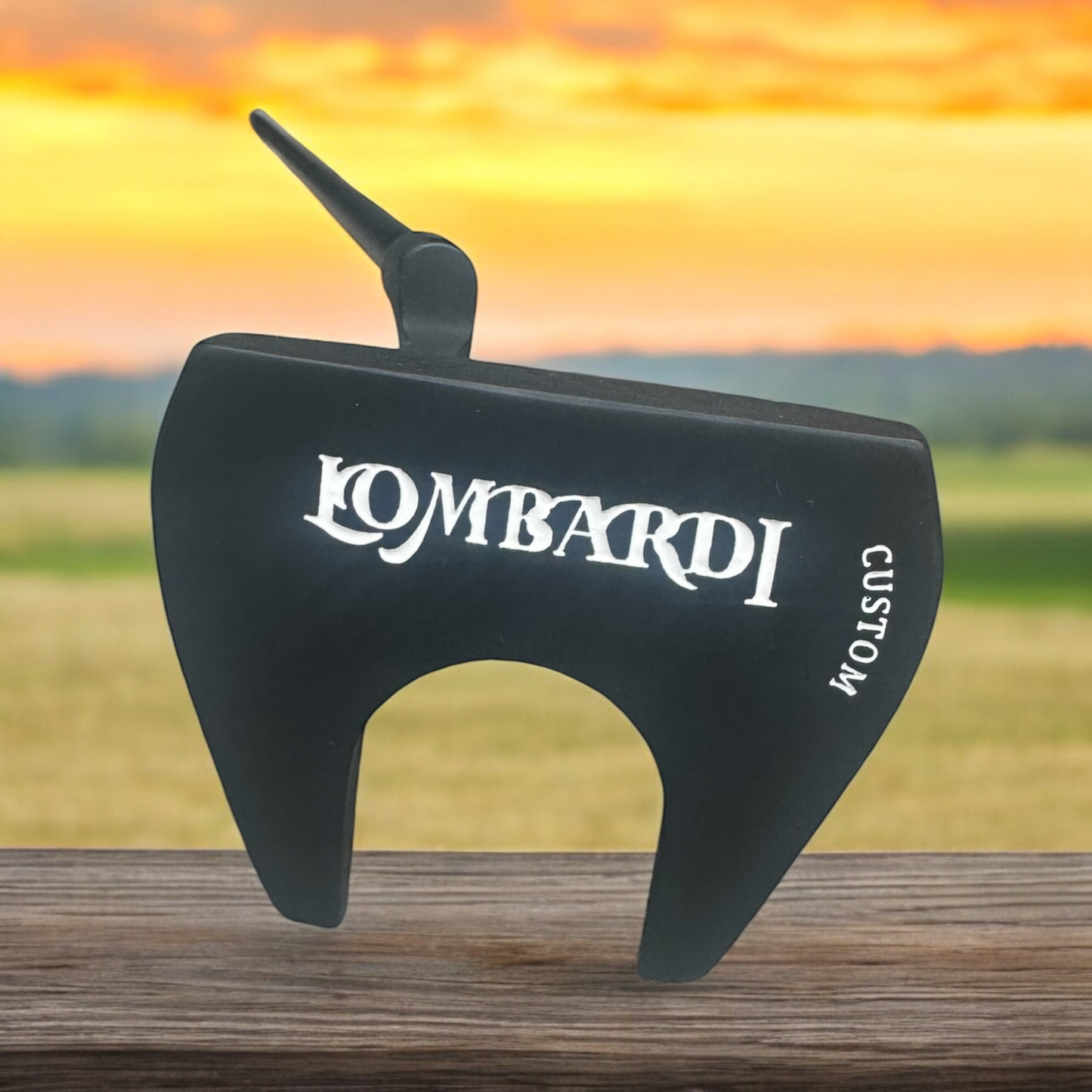 Lombardi Golf Custom Black Matte Left Hand Mallet Golf Putter