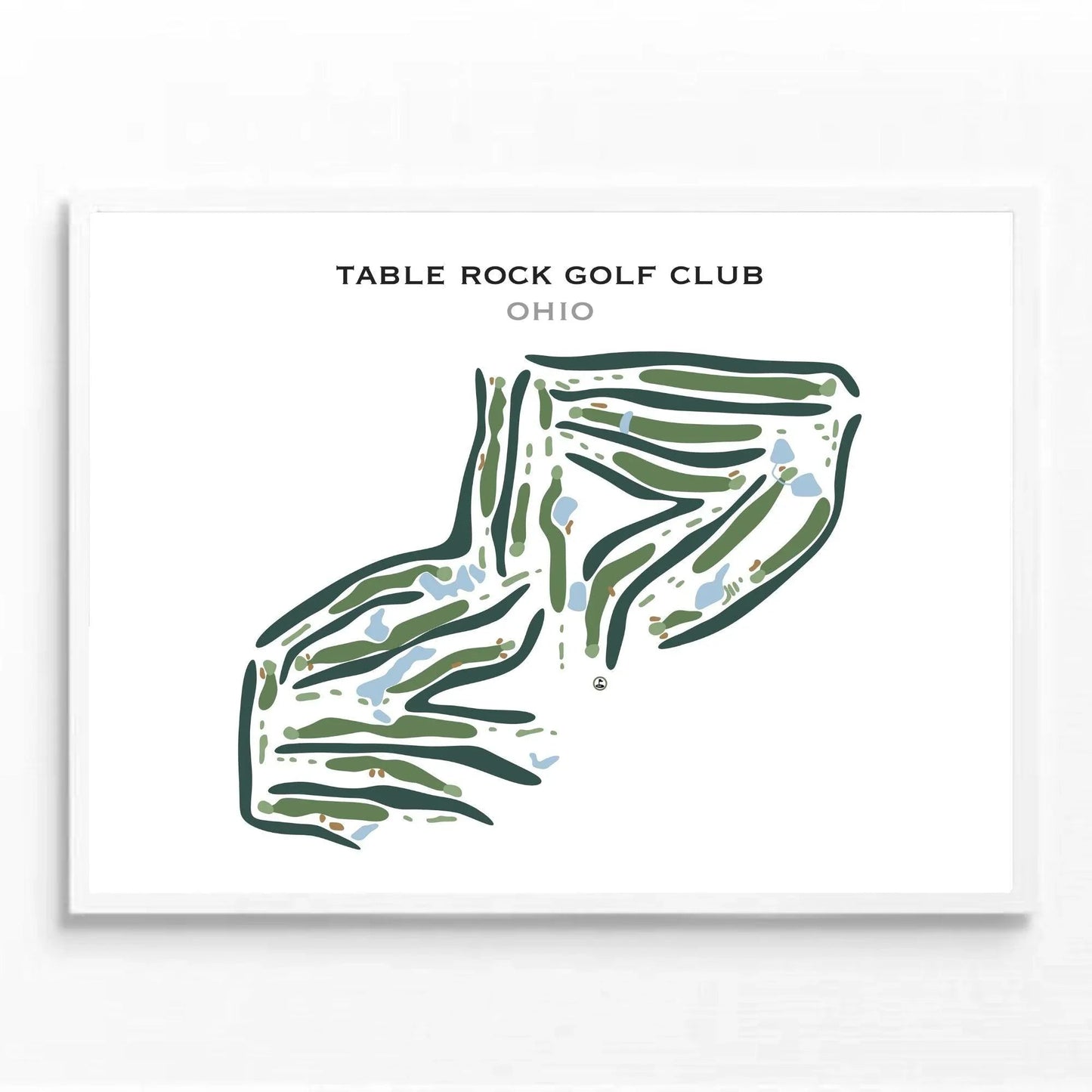 Table Rock Golf Club, Ohio - Printed Golf Courses