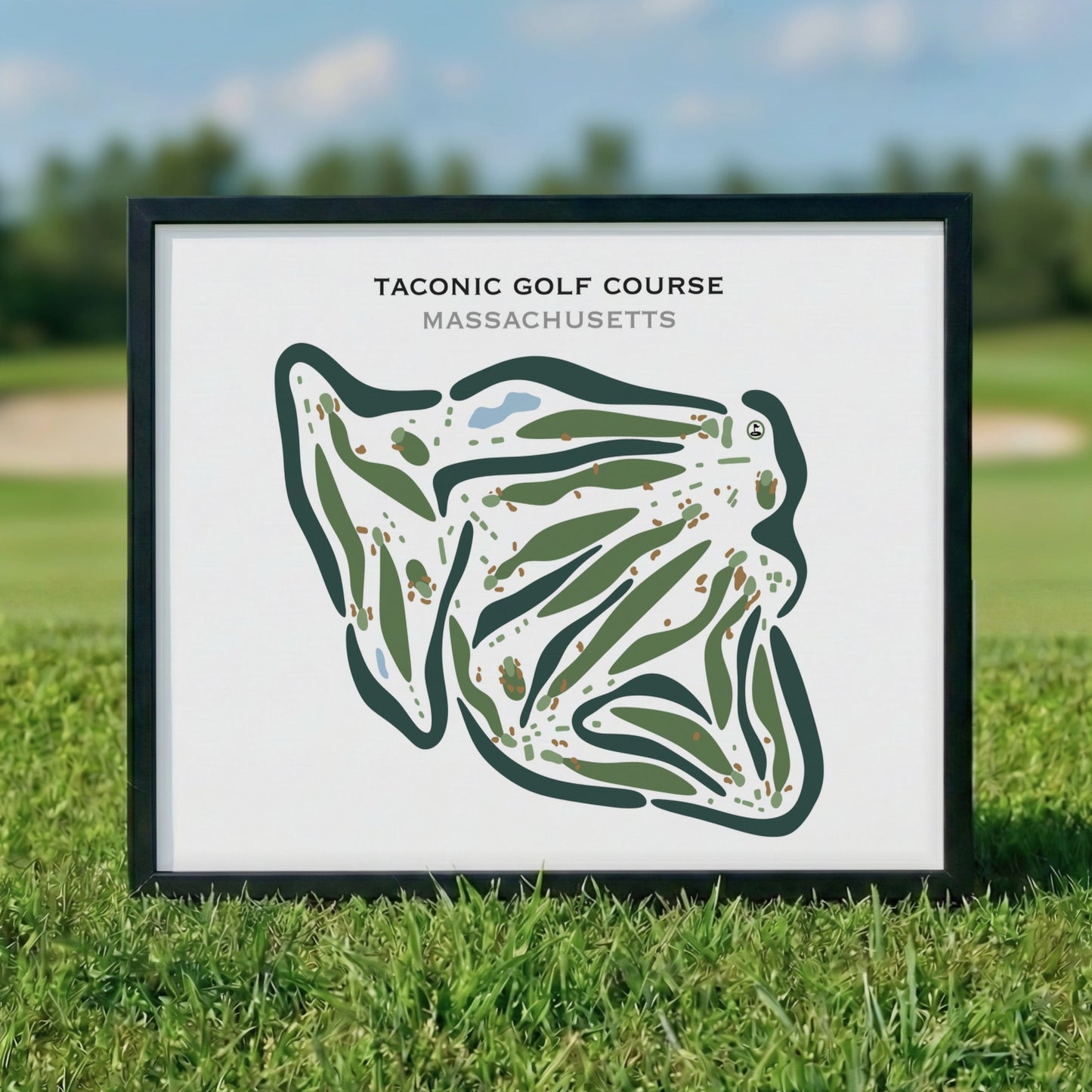 Taconic Golf Course, Massachusetts - Printed Golf Courses