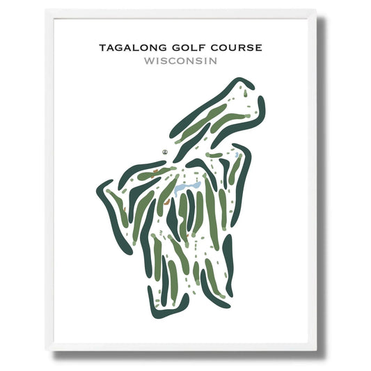 Tagalong Golf Course, Wisconsin - Printed Golf Course
