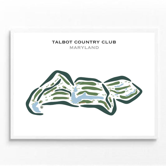 Talbot Country Club, Maryland - Printed Golf Courses