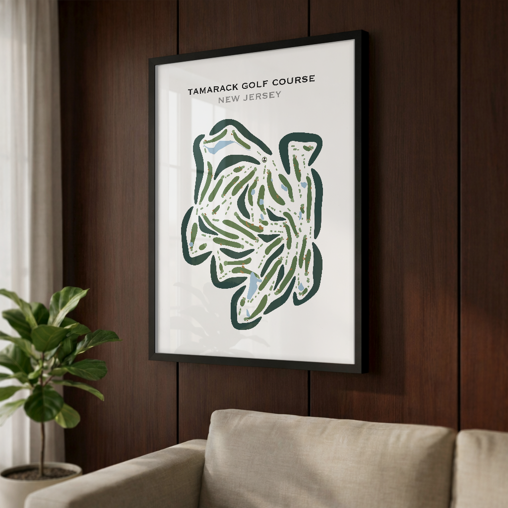Tamarack Golf Course, New Jersey - Printed Golf Courses