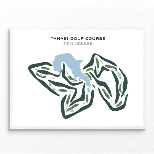 Tanasi Golf Course, Tennessee - Printed Golf Courses