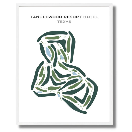 Tanglewood Resort Hotel and Conference Center, Texas - Printed Golf Courses