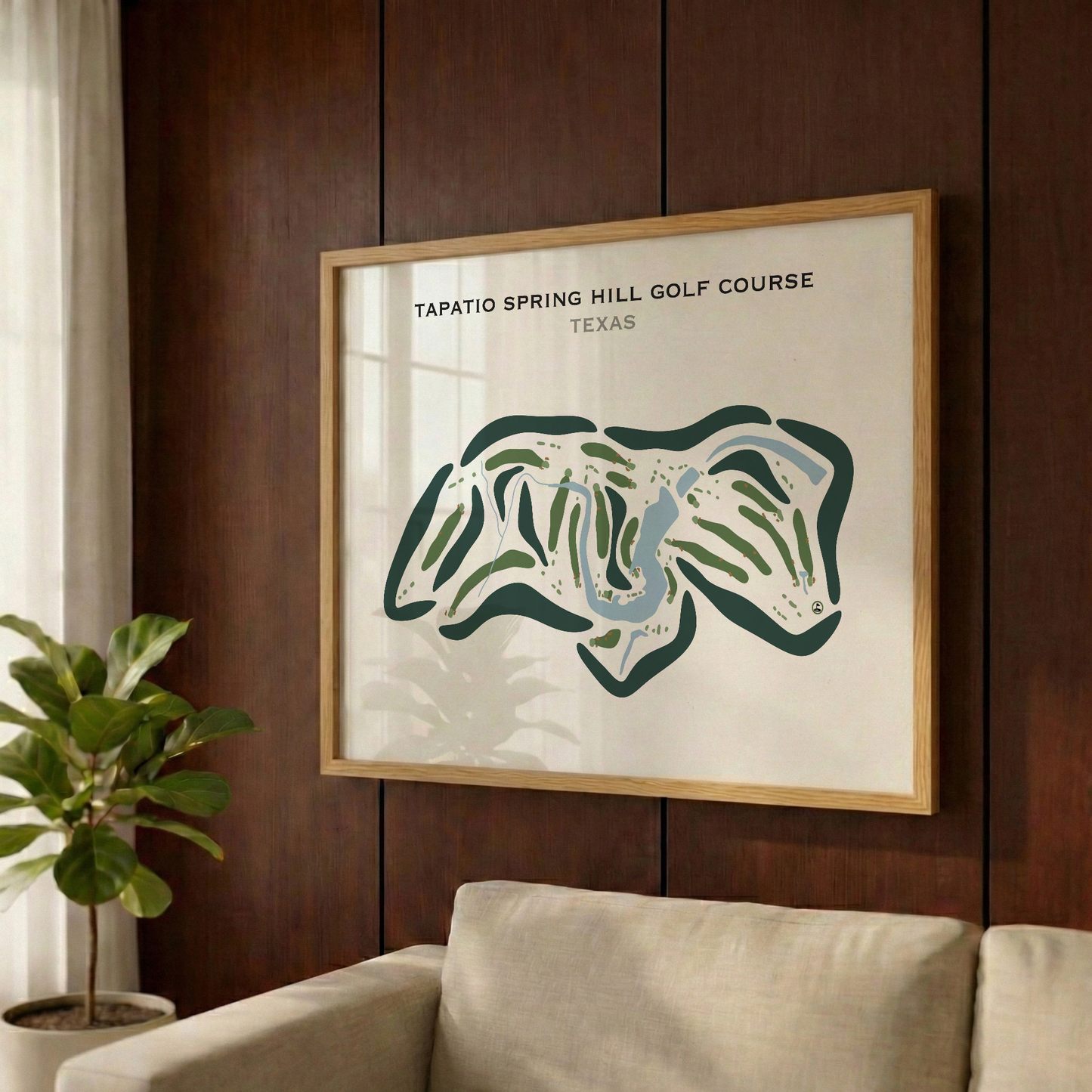 Tapatio Spring Hill Golf Course, Texas - Printed Golf Courses