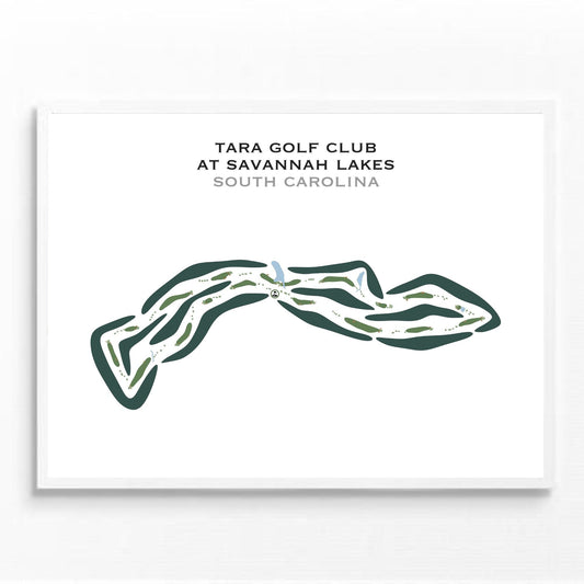 Tara Golf Club at Savannah Lakes, South Carolina - Printed Golf Courses