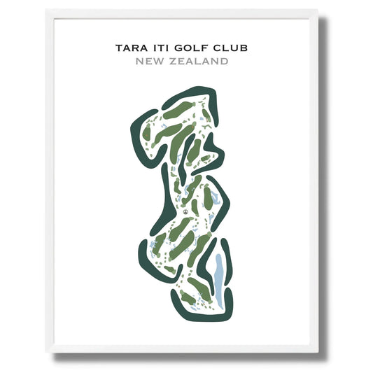 Tara Iti Golf Club, New Zealand - Printed Golf Courses