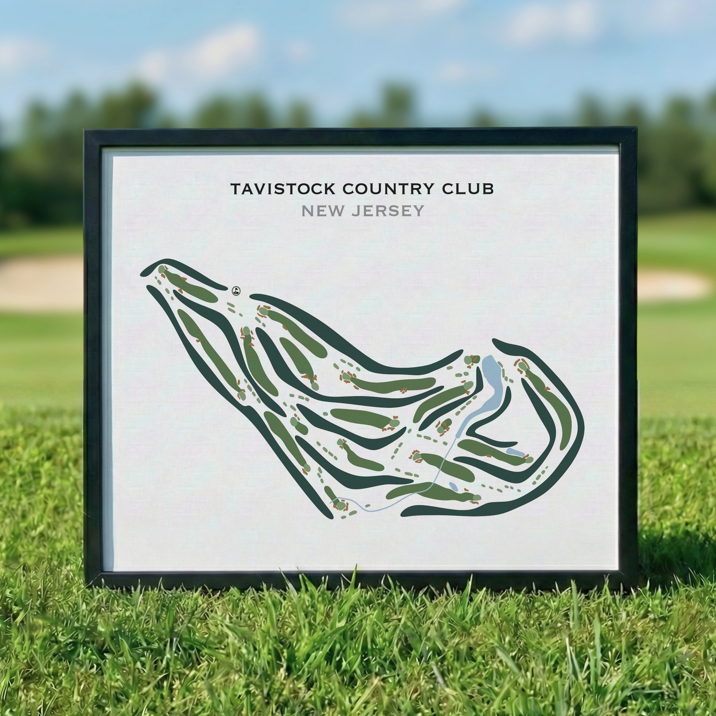 Tavistock Country Club, New Jersey - Printed Golf Courses