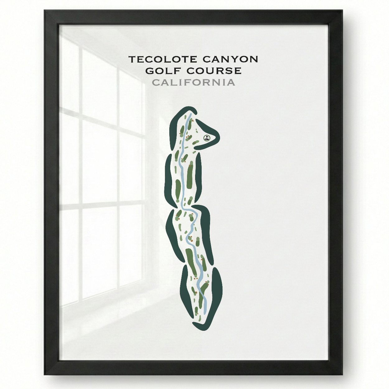 Tecolote Canyon Golf Course, California - Printed Golf Courses
