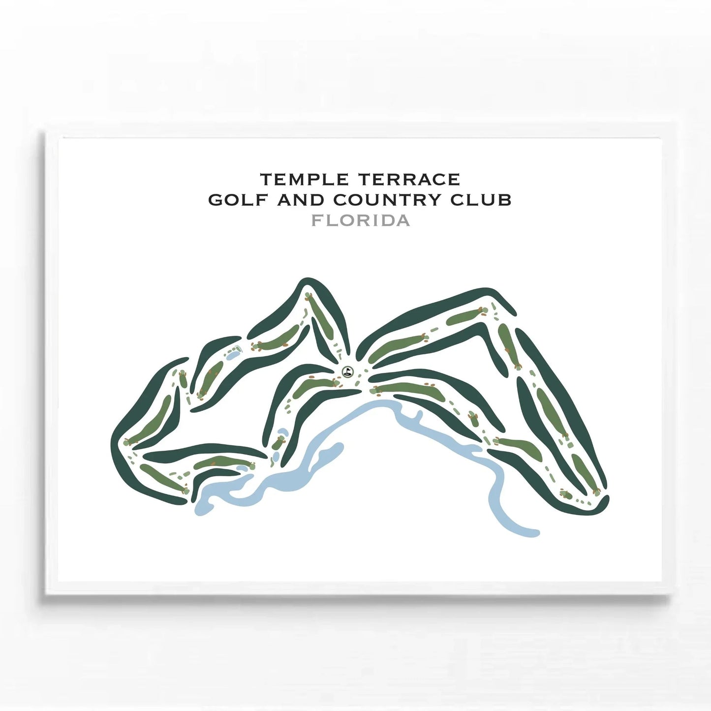 Temple Terrace Golf and Country Club, Florida - Printed Golf Courses