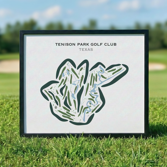 Tenison Park Golf Course, Texas - Printed Golf Courses