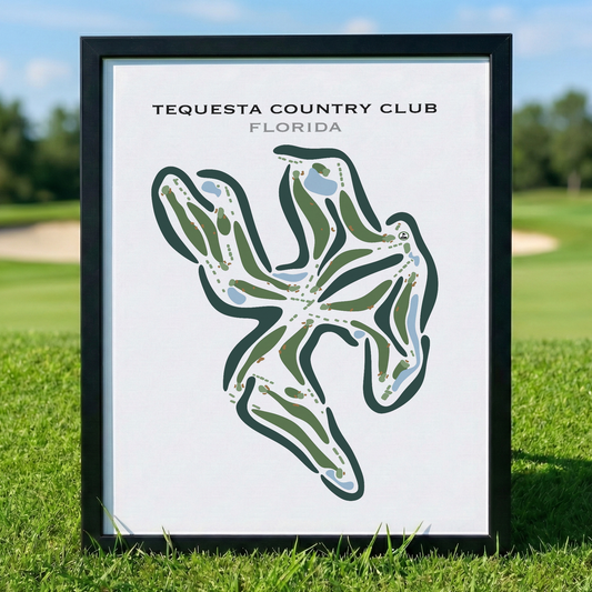 Tequesta Country Club, Florida - Printed Golf Courses